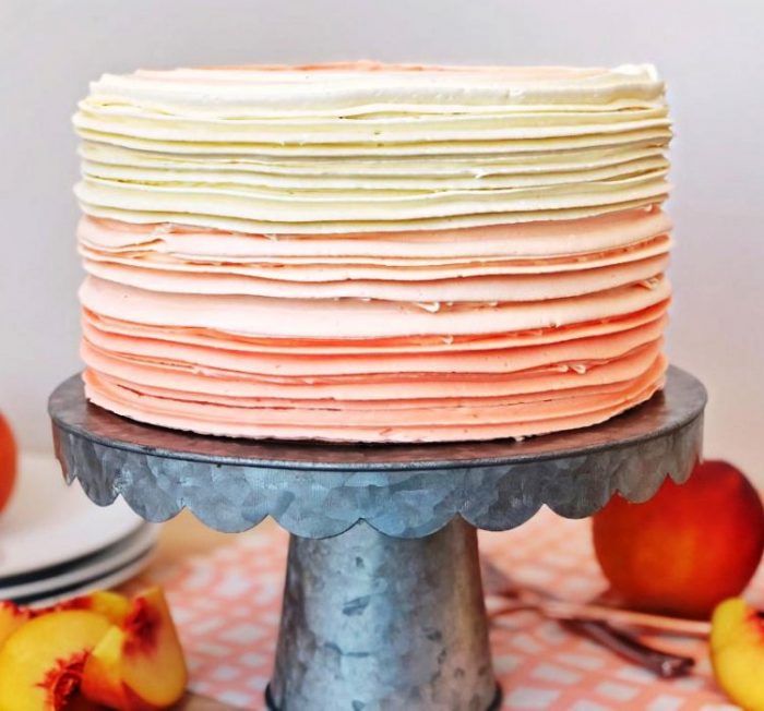 Peaches-cream-cake