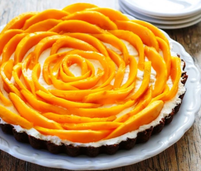 Mango-coconut-tart