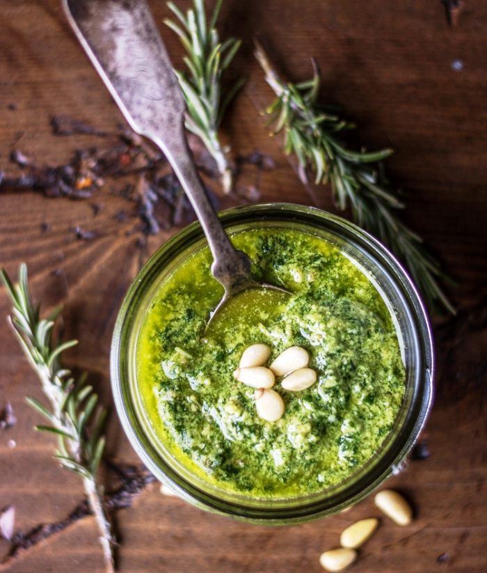 Rosemary-arugula-pesto