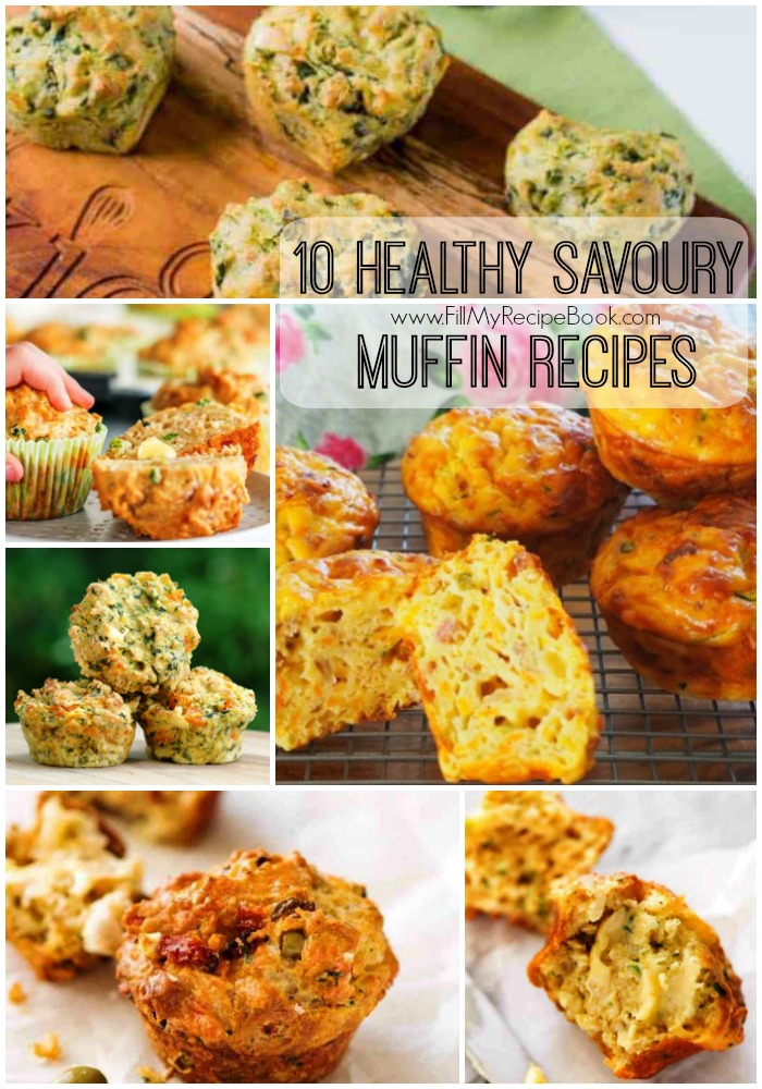 10 Healthy Savoury Muffin Recipes