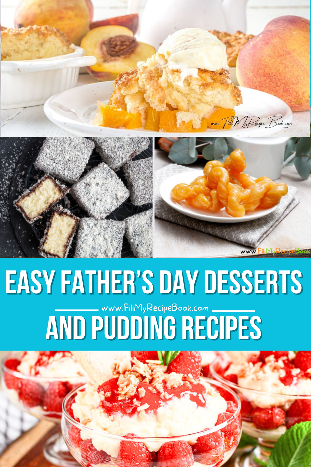 Easy Father’s Day desserts and pudding recipes for family gatherings. Includes baked puddings, and homemade sweet treats.