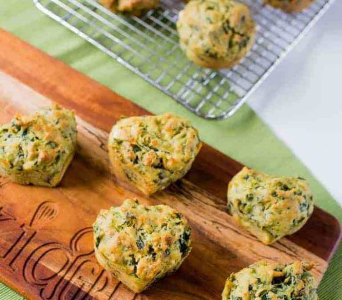 Spinach-fetta-and-pesto-muffins