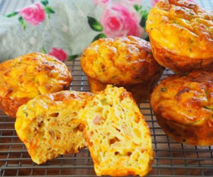 Zucchini-sweet-potato-savoury-muffins