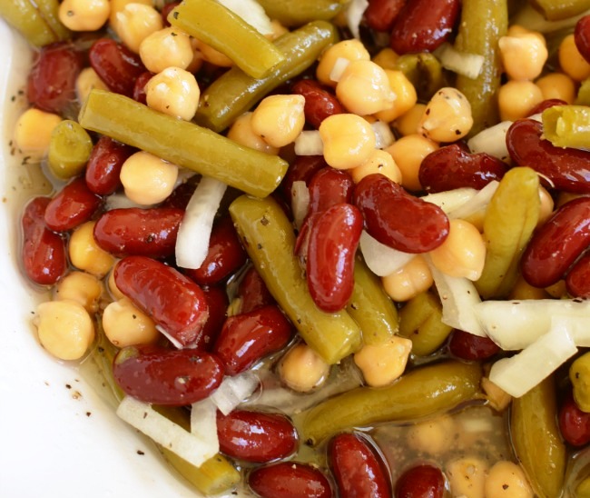 Easy-three-bean-salad