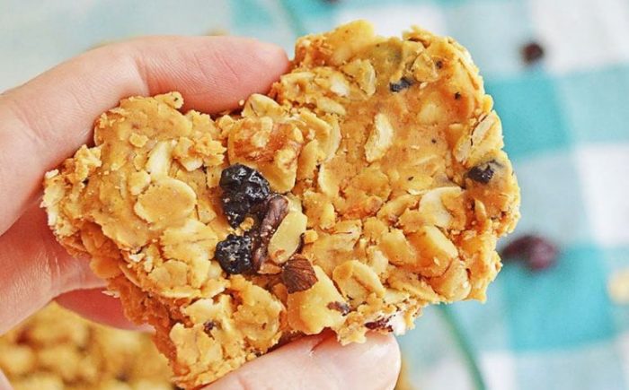 These No Bake Peanut Butter And Oatmeal Energy Bars Are Full Nuts, Dried Fruit And Are Sweetened With A Bit Of Maple Syrup. The Peanut Butter Oatmeal Bars Are A Great Addition To Your List Of Healthy Snacks For Kids!