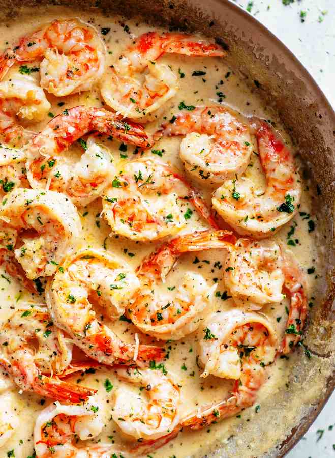 Creamy-garlic-shrimp