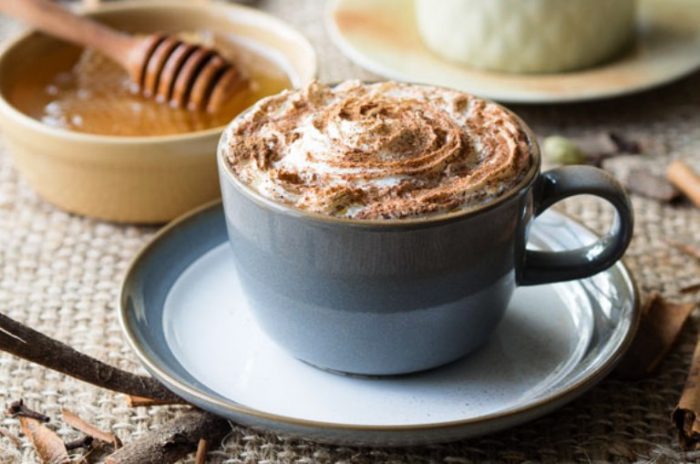This warm Milk and Honey Drink recipe is spiced with vanilla, cinnamon, cloves and cardamon. It is a comforting drink that is perfect for the entire family. Enjoy a mug of this warm milk drink as a go-to sleep remedy, or as a relaxing way to start the morning. This spiced milk recipe is very quick and easy to make.