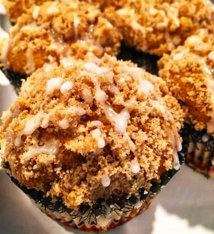 Pumpkin-streusel-muffins