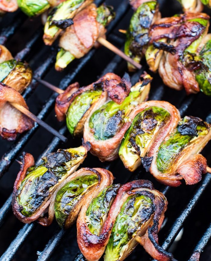 Bacon-wrapped-grilled-brussels-sprouts