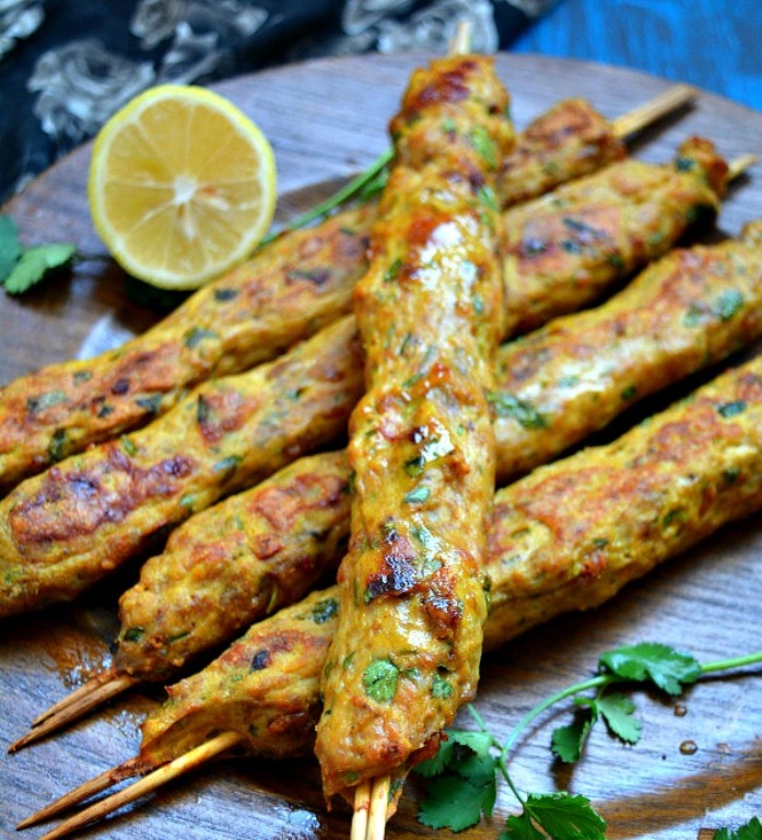 Chicken-seekh-kabab-minced-chicken
