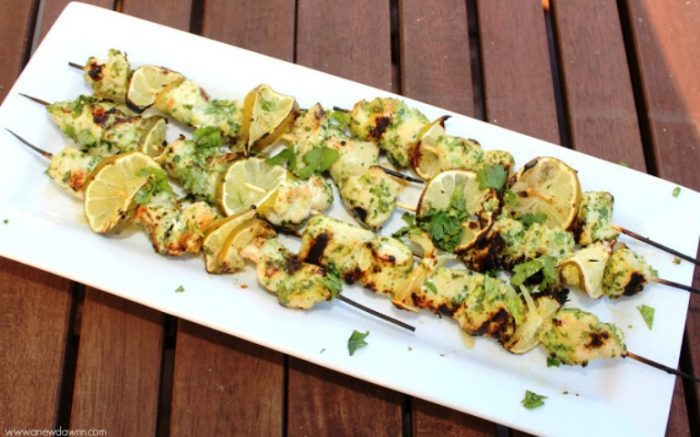 Garlic-cilantro-lime-chicken-skewers-recipe