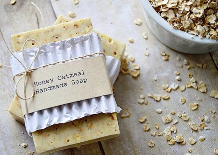 Honey-oatmeal-handmade-soap