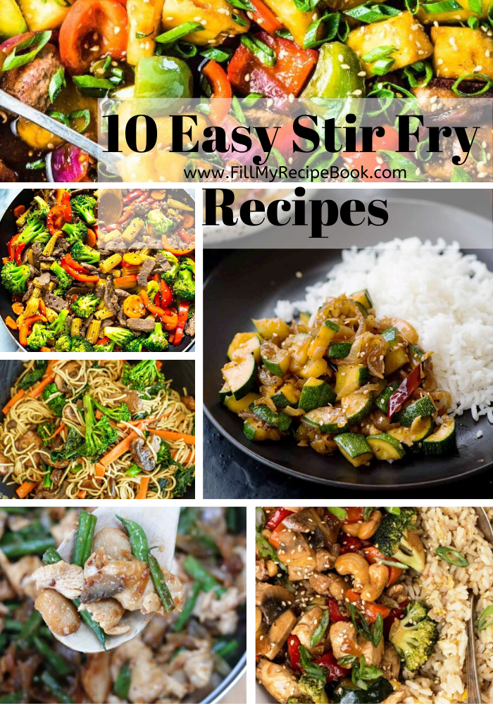10 Easy Stir Fry Recipes Fill My Recipe Book