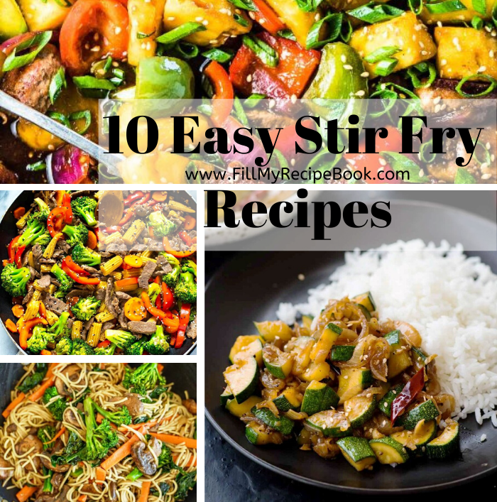 10 Easy Stir Fry Recipes - Fill My Recipe Book