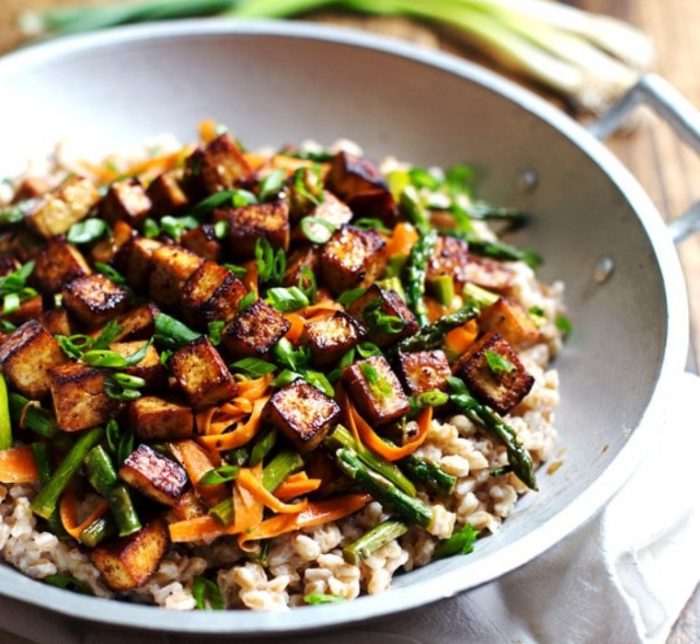 Honey-ginger-tofu-veggie-stir-fry