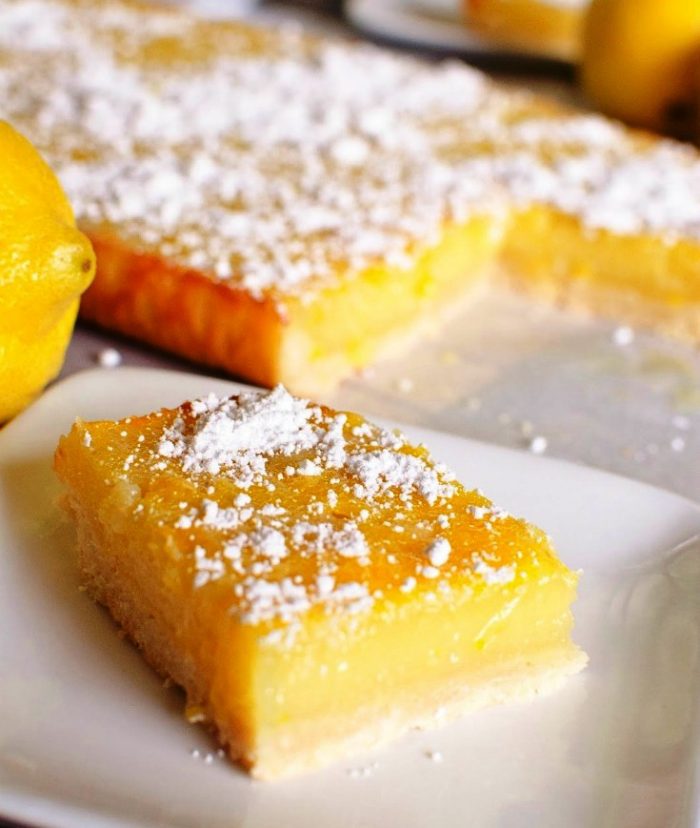 Passion Fruit Bars are still a tangy treat – but the sweet kick from the passion fruit juice off-sets the tang wonderfully and it all goes perfectly with the buttery shortbread crust!