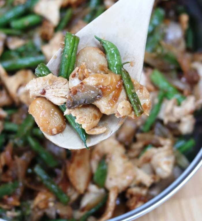 Chicken-and-green-bean-stir-fry