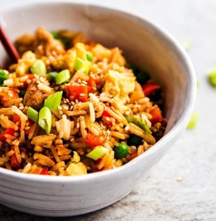 Easy-chicken-fried-rice