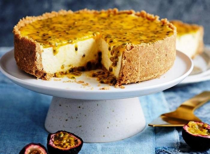 Passion fruit-no-bake-cheese-cake