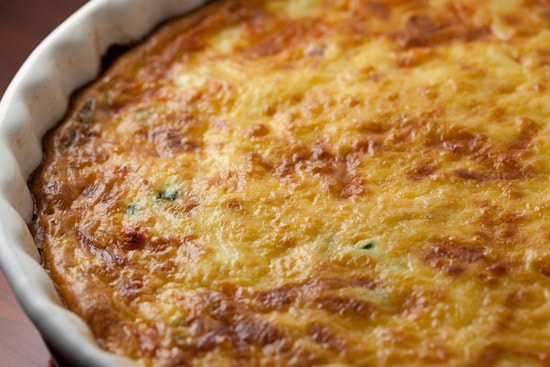 This rich and delicious ham and asparagus quiche is crustless, making it a perfect low carb lunch or dinner option.