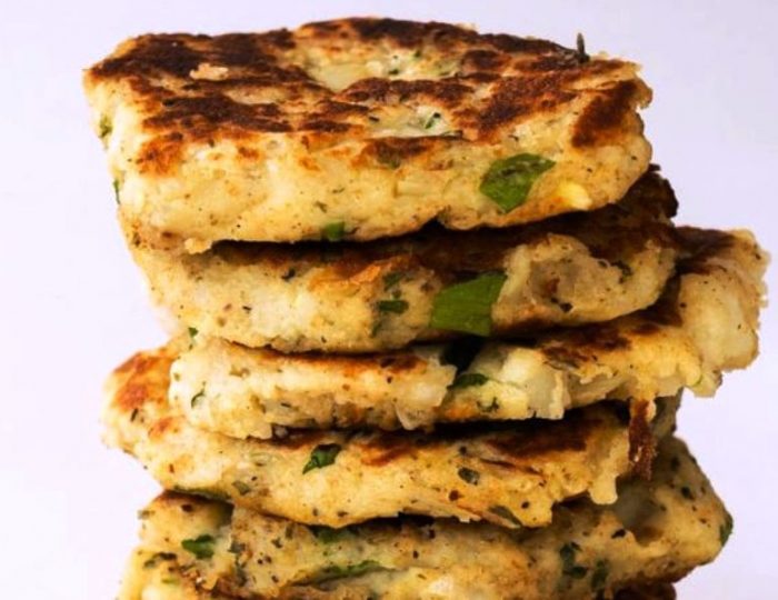 These delicious, savory Mashed Potato Patties are crispy on the outside and soft and creamy on the inside. They’re the best way to use up your leftover mashed potatoes and make for a tasty side dish recipe!
