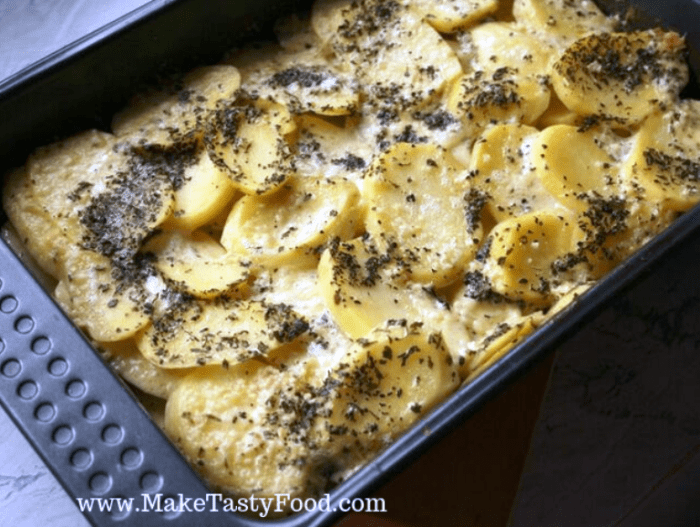 Potato-and-garlic-bake