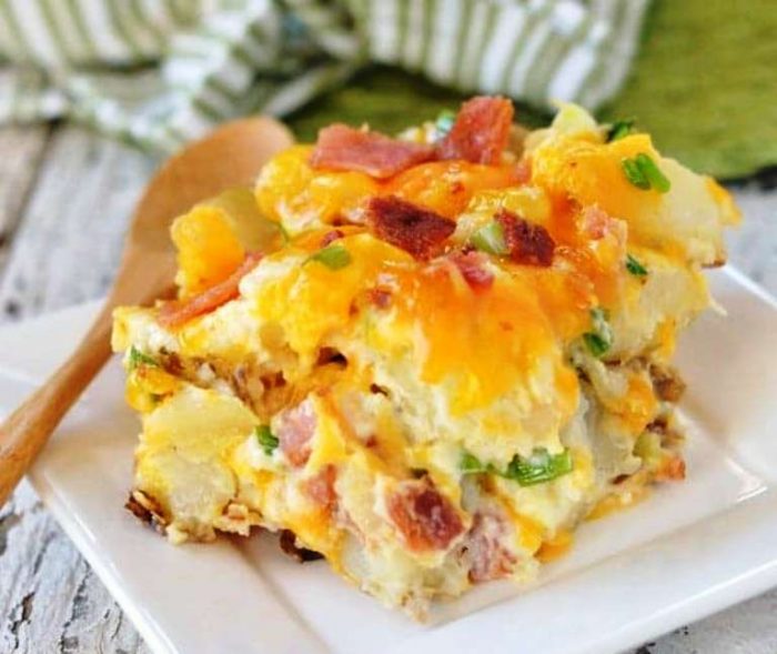 This Twice Baked Potato Casserole has all your favorite flavors from a twice baked potato but in an easy to make casserole form! An exceptionally delicious, loaded potato casserole with bacon, cheese and more!