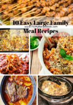 10 Easy Large Family Meal Recipes