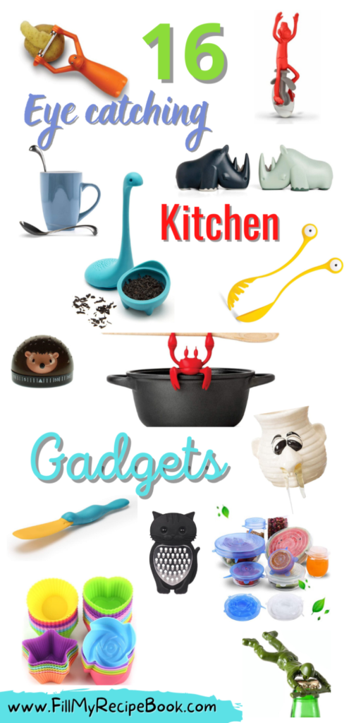 16 Eye Catching Kitchen Gadgets, made to inspire you working in the kitchen and give a lot of color and inspiration.