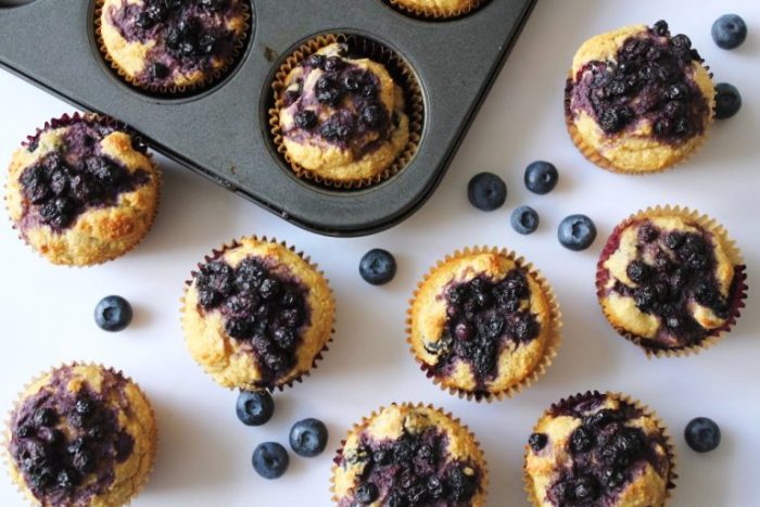 healthy blue berry muffins