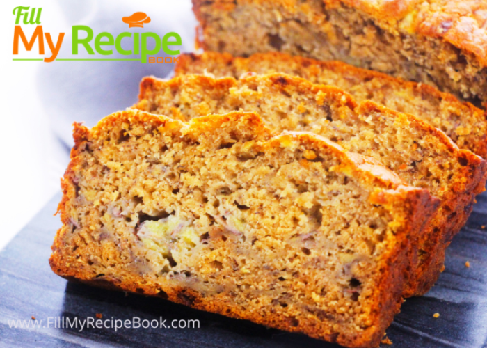 Healthy Banana Bread Recipe. A healthy moist banana bread uses Greek yogurt and is always a popular tea dessert or snack recipe idea.