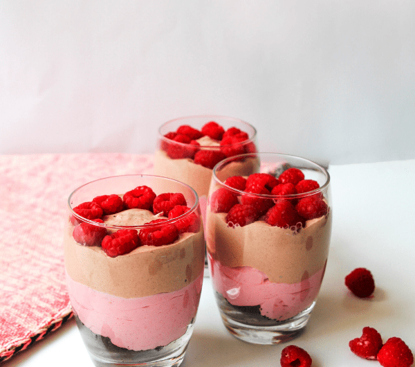 Chocolate Raspberry Cheesecake Parfait