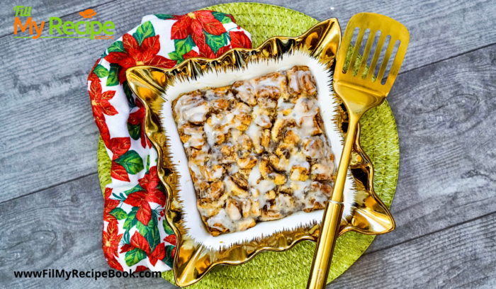 baked cinnamon breakfast casserole