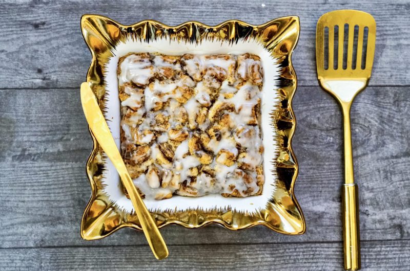 Cinnamon Roll Breakfast Casserole