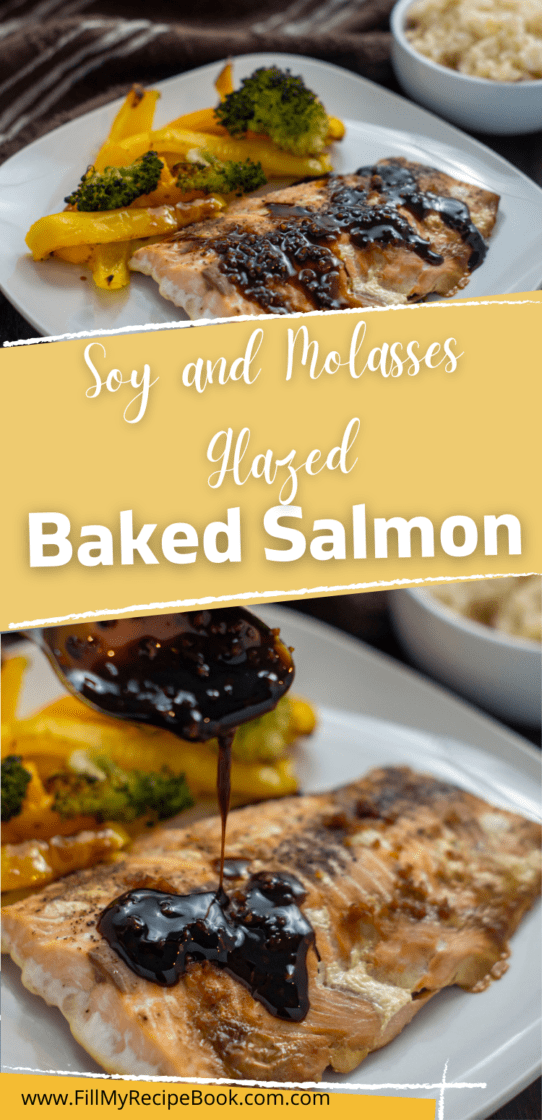 Soy and Molasses Glazed Baked Salmon Fill My Recipe Book