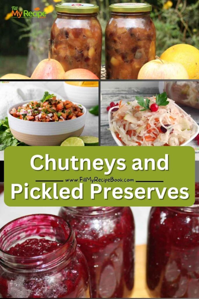Explore homemade chutneys and pickled preserves, packed with bold flavor to elevate any meal. May be used as salads, spreads and side dishes.