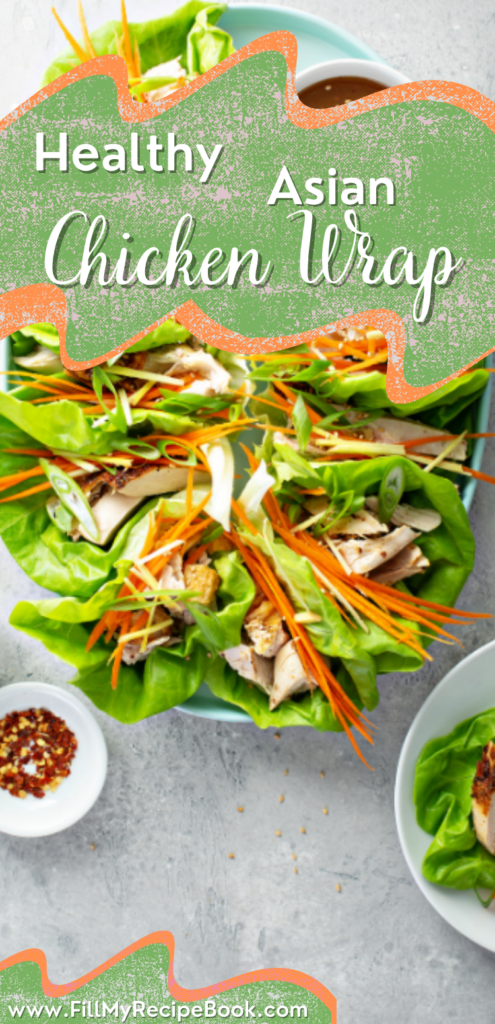 Healthy Asian Chicken Wrap