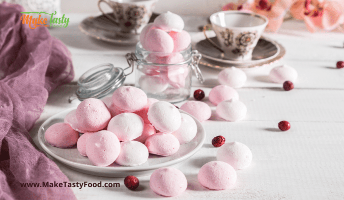 Mini Pink Meringue kisses
