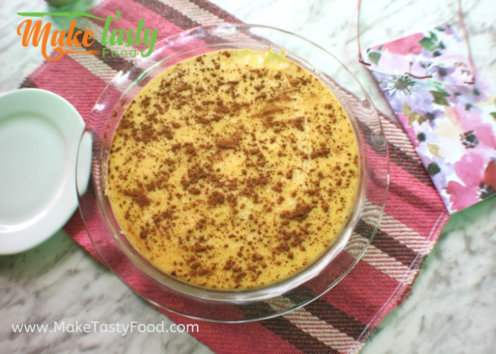 Blissful no bake milk tart