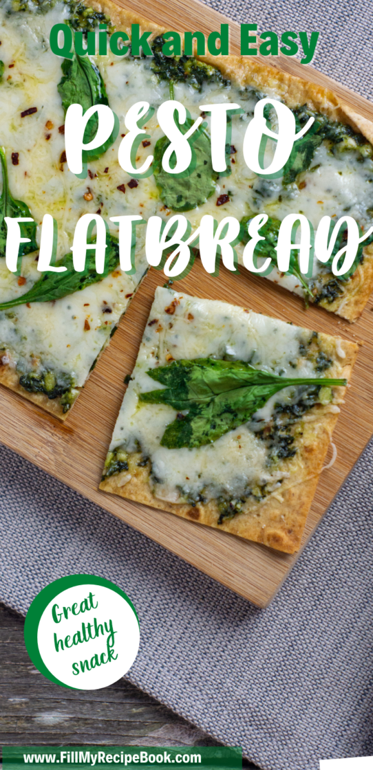 Quick and Easy Pesto Flatbread Fill My Recipe Book
