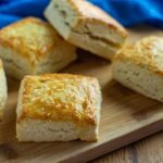 Scrumptious Buttermilk Biscuits to bake for some warm tea or coffee treats. Made with buttermilk for a tangy taste and just four ingredients.