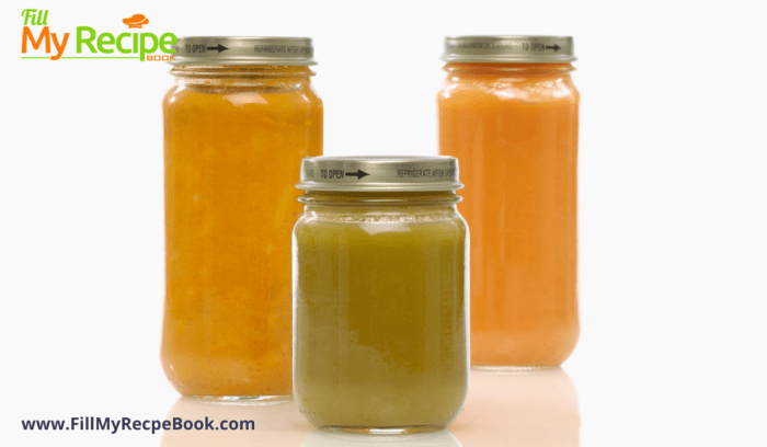 bottled pureed baby food