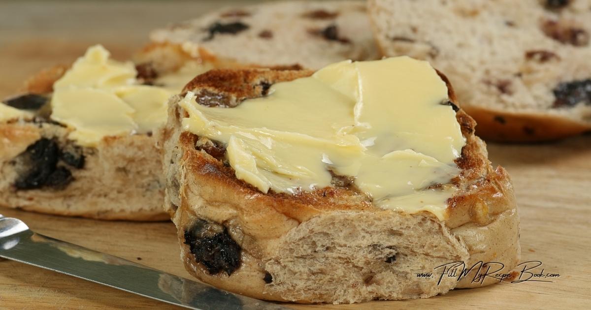 Serving these favorite buns up with just some butter is simply amazing for breakfast. Its the traditional way.