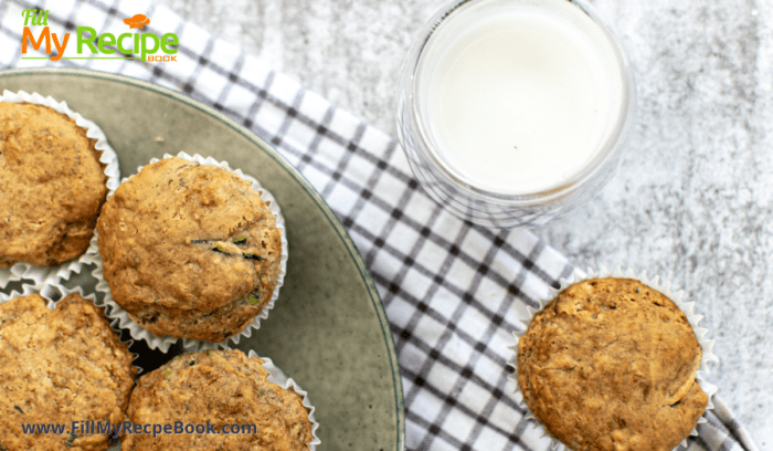 plate up gluten free zucchini muffins, Lemon Zucchini Muffins Gluten Free recipe. The best healthy muffin with bananas and almond butter, zucchinis for a snack or dessert.