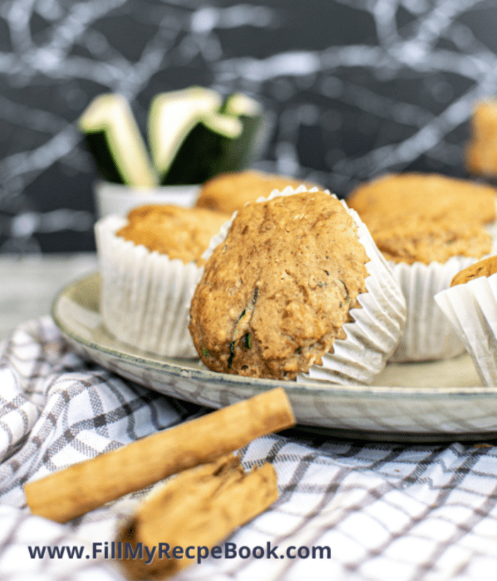 baked muffins on a plate to serve