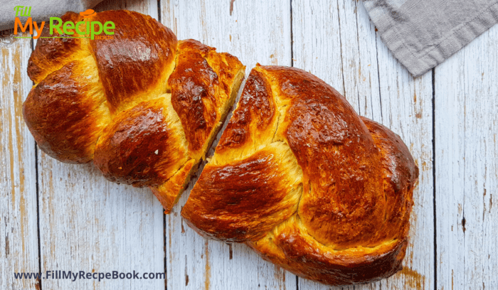 a lovely brown brioche loaf baked and cooled