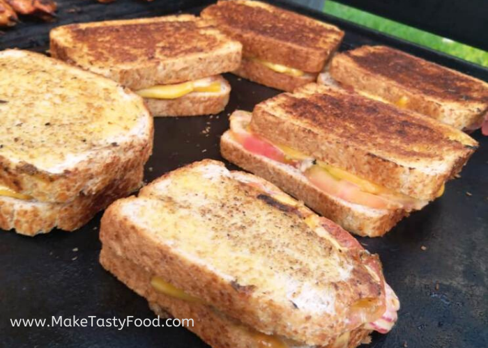 Toasted braai grilled sandwiches
