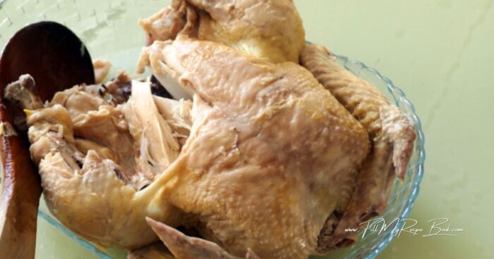 Best choice is to use Or use left over roast or BBQ chicken for a quicker meal for dinner. (or place the whole chicken in a pot and boil until cooked. Leave to cool some, before shredding the chicken for the dish. )