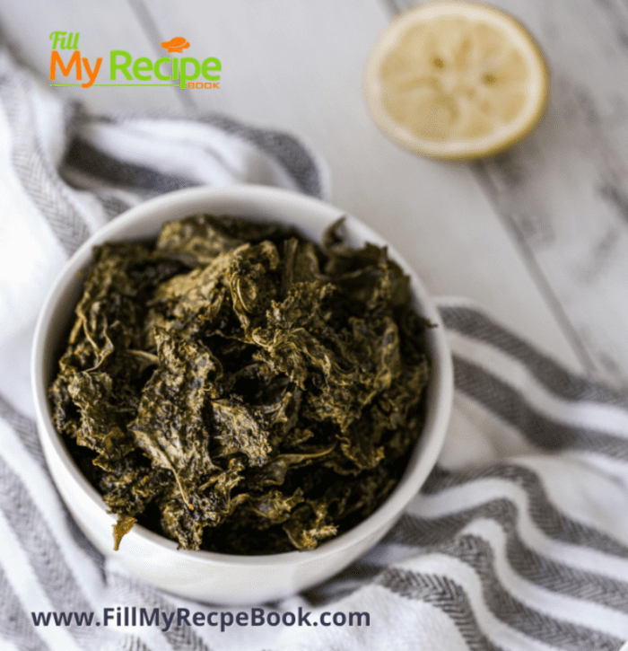 Healthy Garlic salted Kale Chips