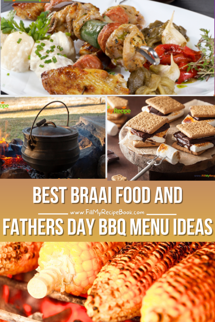 Best Fathers Day BBQ food and backyard cookout ideas with grilled meats, side dishes and braai recipes perfect for summer gatherings.